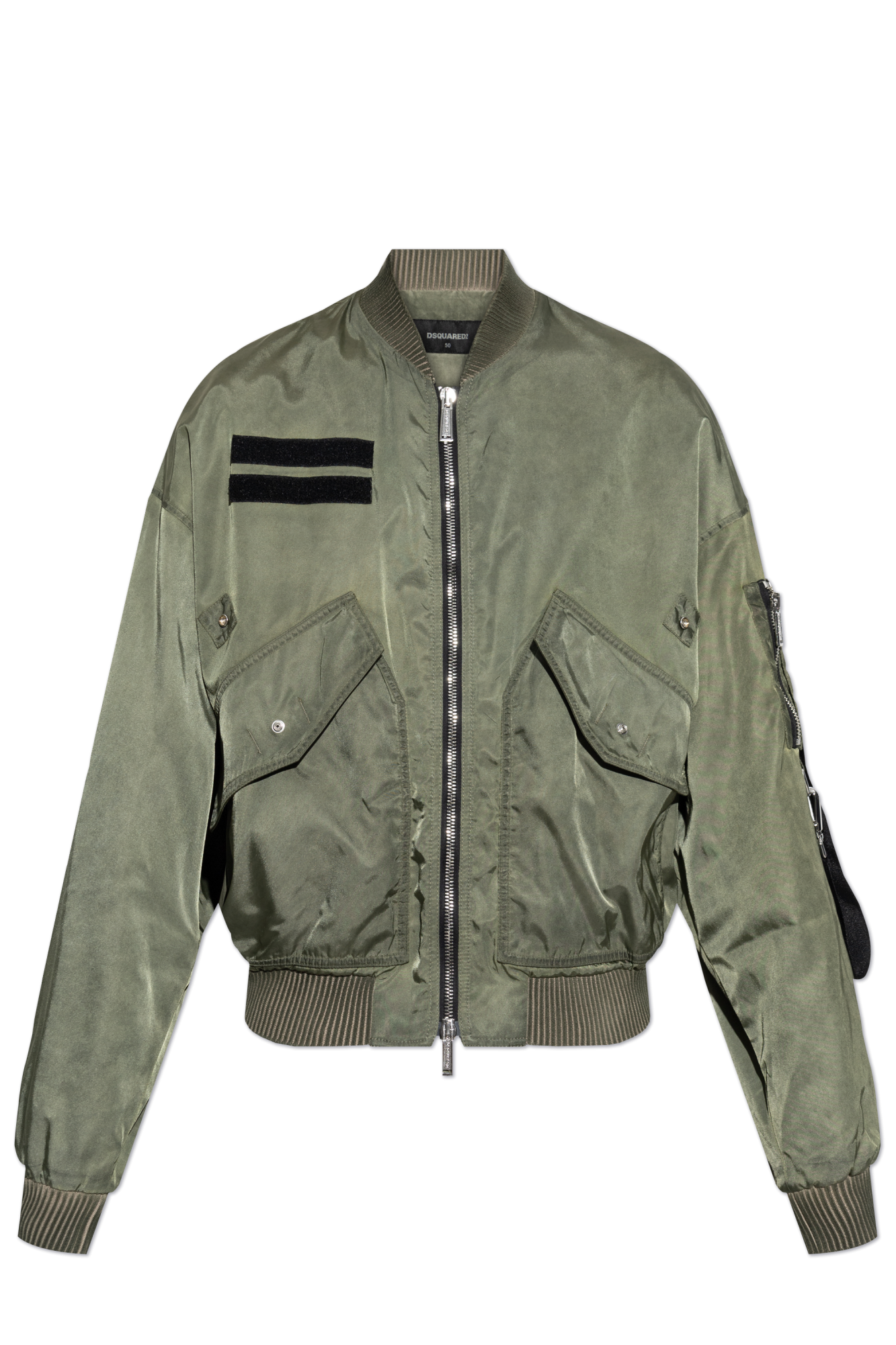 DSQUARED2 ブルゾン48 ミリタリーグリーン Green Jacket type bomber Dsquared2 - Vitkac AS